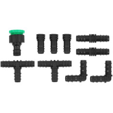 Tuyau de goutte à goutte pour l'irrigation des plantes ENSEMBLE + raccord 3/4 50 m