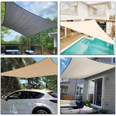 Sail Sail impermeável 5x6 m no terraço