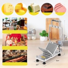 Slicer for Huanyu Sera YBJ-25 Lâminas removíveis de alumínio de aço inoxidável