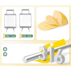 Recer za Huanyu Sera YBJ-25 od nehrđajućeg čelika aluminij od nehrđajućeg nehrđajućeg odvojivih noževa