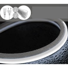 Ruban à LED 30 m kSIBNW D284 Alimentation et contrôleur blanc 230V IP65