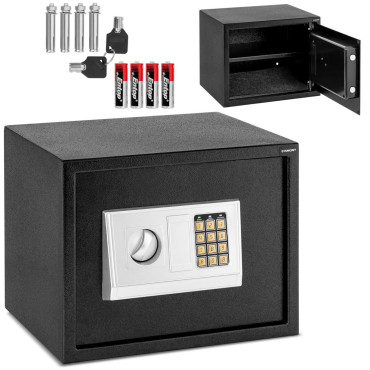 Säker elektronisk säker på tapp och nyckel 38x30x30 cm