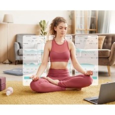 Vægt Hyalthindeep Analyse af kroppssammensætning 180 kg Android Sølv Udstilling