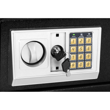 Säker elektronisk säker på tapp och nyckel 38x30x30 cm