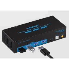 Neúplný KVM Displayport 2xpc Přepínač pro 2 monitory 4k120hz 8k60Hz