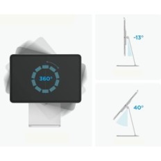 Magnetisk stand til iPad Pro / Air / Mini 8.3-12.9 Cali sølv elago