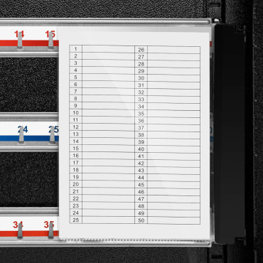 Οργάνωση κουτιού για τα μεταλλικά κλειδιά 80 πλήκτρα + μενταγιόν