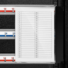 Kastbox Organizer voor metalen toetsen 80 sleutels + hangers