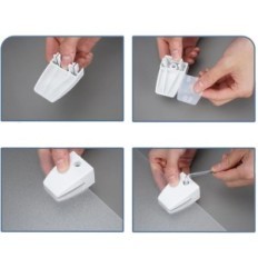 Incomplete acrylic desk walls with 60x40 cm clips. Ybaymy 4 pcs.