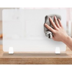 Incomplete acrylic desk walls with 60x40 cm clips. Ybaymy 4 pcs.