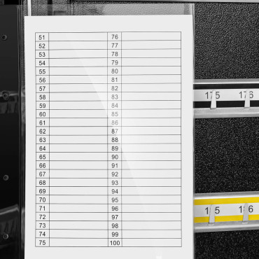 Kabinettbox Organizer für Metalltasten 200 Schlüssel + Anhänger
