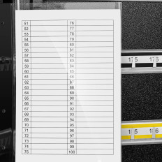 Kabinettbox Organizer für Metalltasten 200 Schlüssel + Anhänger