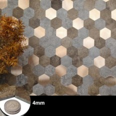 Samolepiace kovové dlaždice 4 mm 10 ks. Wostick