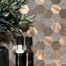 Samolepicí kovové dlaždice 4mm 10 ks. Wostick