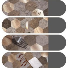 Self-adhesive metal tiles 4mm 10 pcs. Wostick