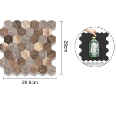 Tiles métalliques auto-adhésives 4mm 10 pcs. Wostick