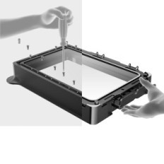 Resin Tank Hopop X4 Quick Release för Elegoo Saturn 4 3 st. Utställning