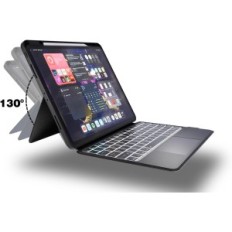 Case met toetsenbord voor iPad Pro 11 "2024 DOOLEK Bluetooth qwertz
