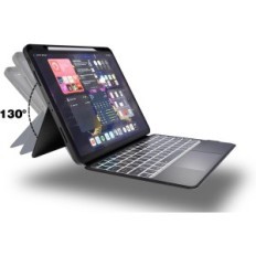 Caso com teclado para ipad pro 11 "2024 Doohoek Bluetooth Qwertz