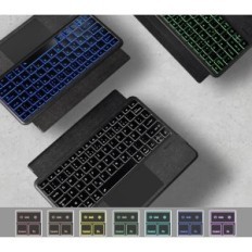 Primer s tipkovnico za iPad Pro 11 "2024 Doohoek Bluetooth Qwertz