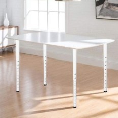 Πόδια για ρυθμιζόμενο πίνακα 55-90 cm μεταλλικό 4 τεμ. Jahof λευκό