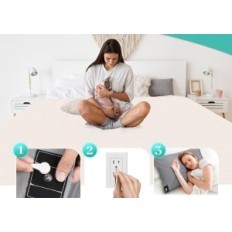 Earthing Sheet 200x200 cm Gruenerde med EU Grey Cable