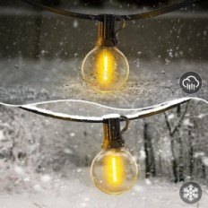 LED Garland Väline 30M aialamp rõdu terrass WarliSou CMC-ORG37A soe valge