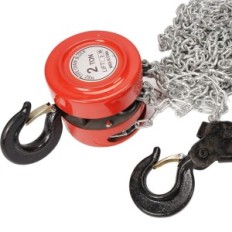 Usado Aubull 2T Hand Chain Hoist 3 m Chain 2,5 m