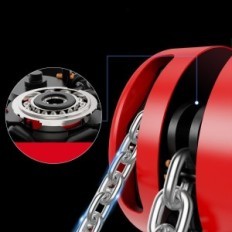 Usado Aubull 2T Hand Chain Hoist 3 m Chain 2,5 m