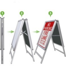 Newzeaalkids A2 reklaami täidis. Kahepoolne alumiinium seista plakatite jaoks