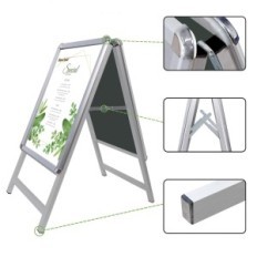 Newzealkids A2 Oglaševanje nadev. Dvostransko aluminijasto stojalo za plakate