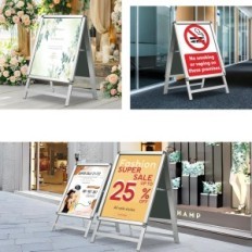 Newzeaalkids A2 reklaami täidis. Kahepoolne alumiinium seista plakatite jaoks