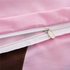 Ropa de cama para niños. Conjunto de microfibra. Ashanlan 135x200 rosa en búho