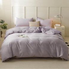 Linho Microfiber Ashanlan 135x200 Conjunto de cama Fronha 80x80 cm