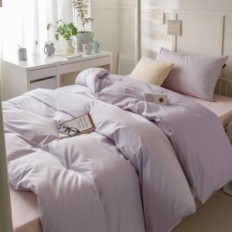 Linho Microfiber Ashanlan 135x200 Conjunto de cama Fronha 80x80 cm