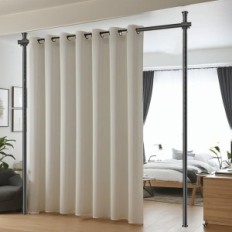 Parawan pokojowy regulowany 180x300 cm ekran dzielący przestrzeń