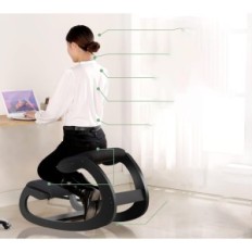 Knä stol predispner Jzy03 ergonomisk för att förbättra svart attityd