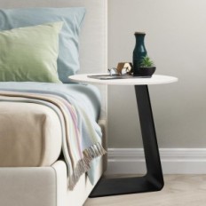 Brukt Cre CRA CRA CRA CRA bordet til metall sofaer med marmor benkeplate