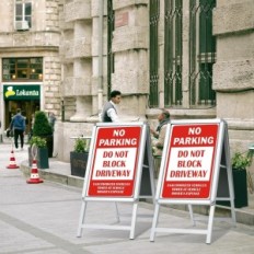 Poškodovan standNee A1 Buddy Silver Stojalo za plakate