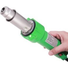 SEABABYHOUSE Pistolet de soudure en plastique 1600W avec buses et lampe à LED