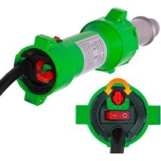 SeababyHouse 1600W Plastová svařovací pistole s tryskami a LED lampy