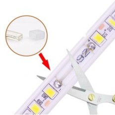 LED PCing 20 m 220V-230V Branco frio 6000K com fonte de alimentação e plugue da UE