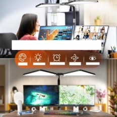 Letianpai ts-t1 desktop lampe 4 lyse farver 5 Lysstyrke niveauer