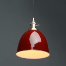 Pomoc lampa polotuhá phanshhy Red in podkroví 2 ks