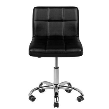 Silla cosmética GABBIANO A-5299 negra — vista frontal
