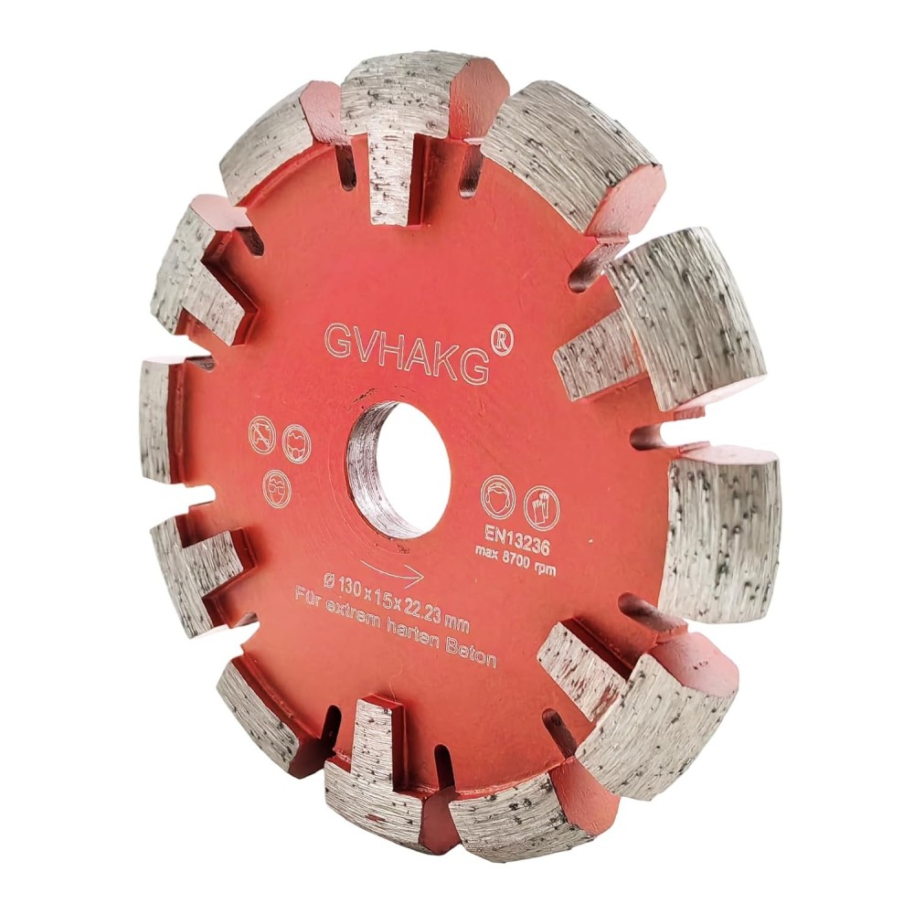 Bouclier de diamant d'occasion 130x15 mm Gvhakg pour béton et briques