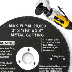 Štit za pneumatsku brusilicu MSW 75mm 3 '' metal
