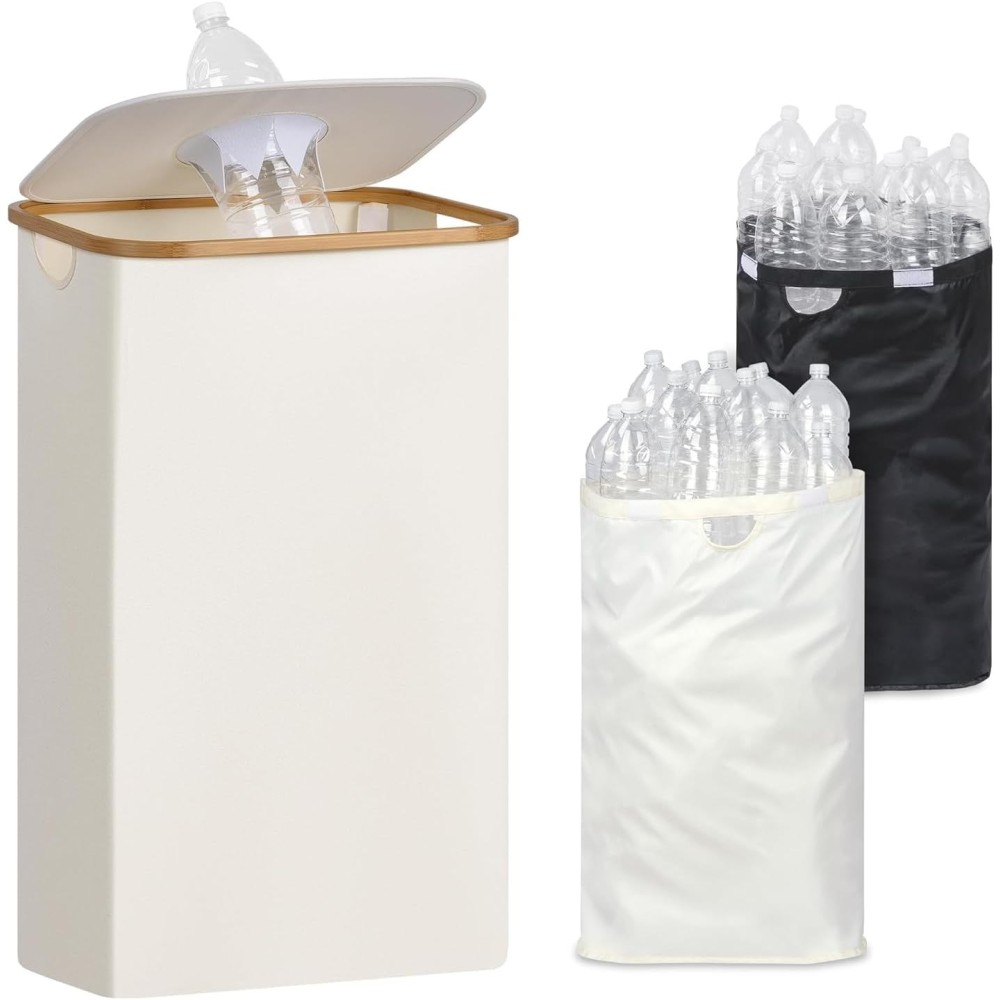 Contenitore per bottiglie usato con deposito Iegrow con sacchetto beige