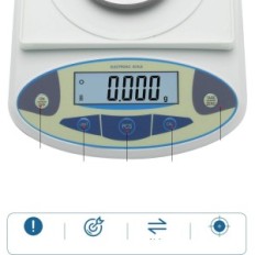 Precision laboratory scale Bonvoisin 100 g x 0.001 g Exhibition
