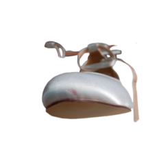 Bryllupsko til kvinder Duosheng Elegant Satin Ecru R.39 Udstilling